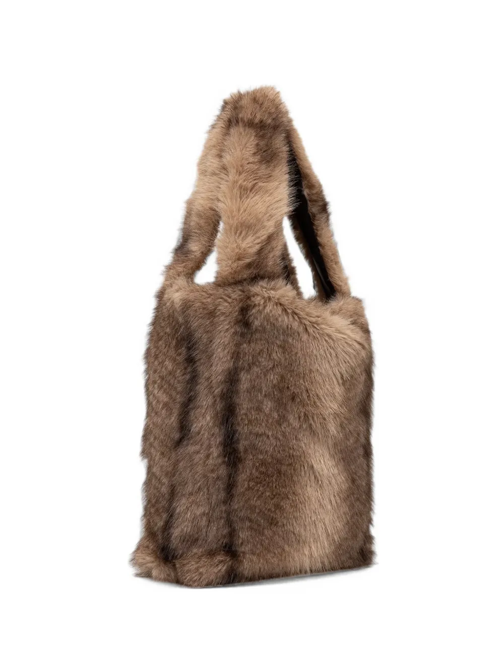 Silvian Heach faux-fur tote bag - Marrone