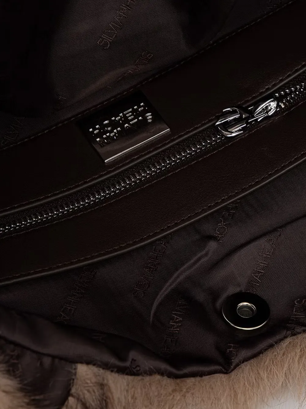 Silvian Heach Shopper van imitatiebont Bruin