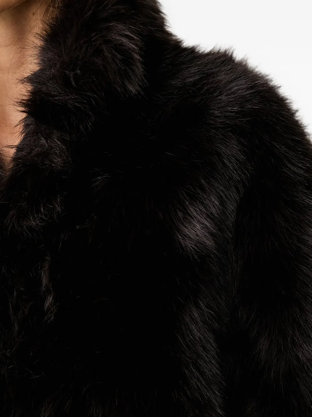 Silvian Heach Oversized jack van imitatiebont Bruin