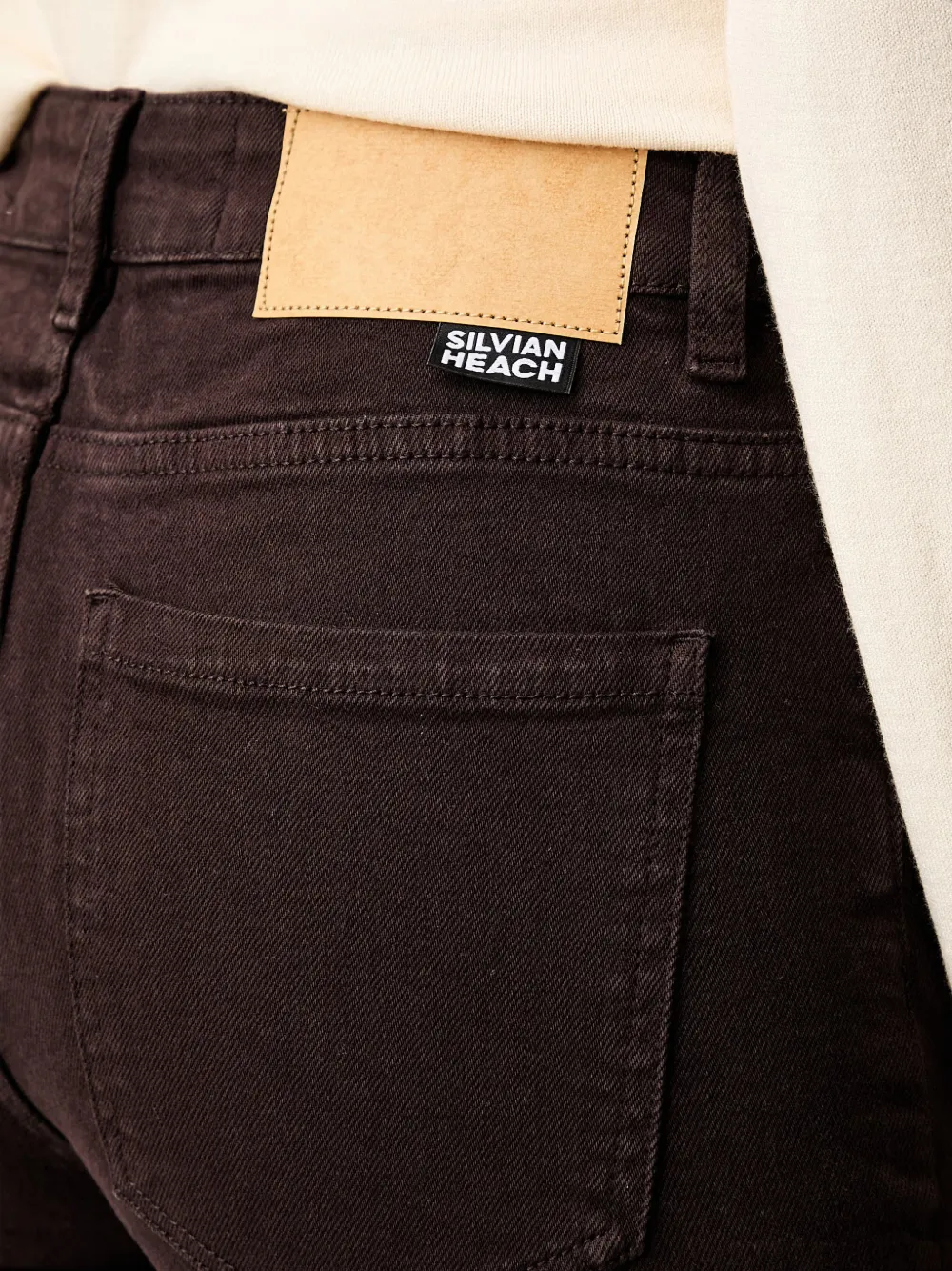 Silvian Heach High waist bootcut jeans Bruin