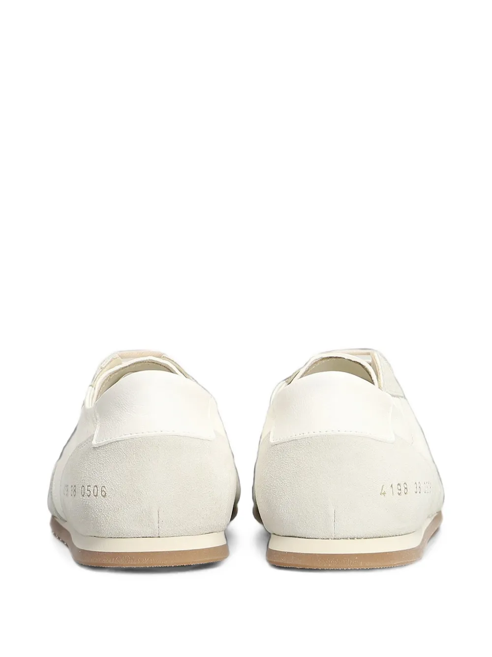 Common Projects Minimal Runner suede-panelled sneakers Wit