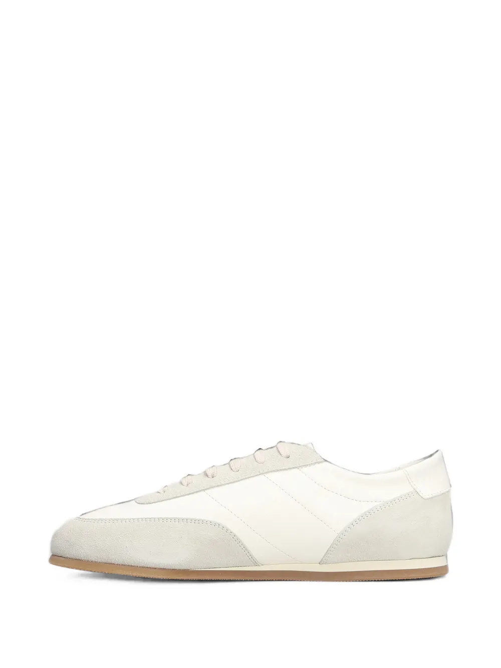 Common Projects Minimal Runner suede-panelled sneakers Wit