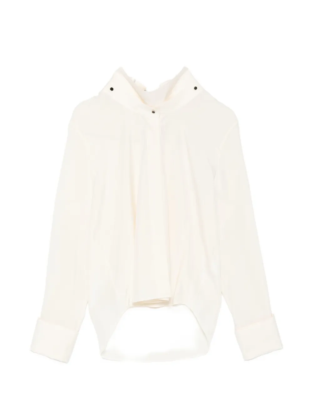 Givenchy ruffled silk blouse - Nude