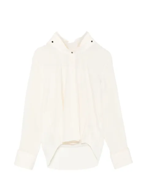 Givenchy ruffled silk blouse