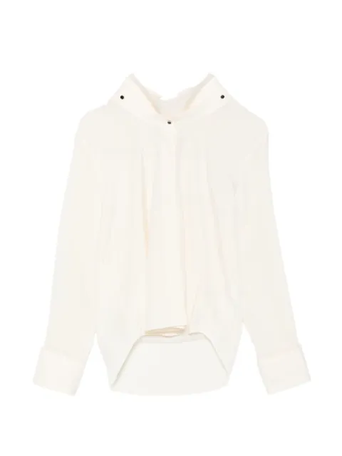 Givenchy ruffled silk blouse