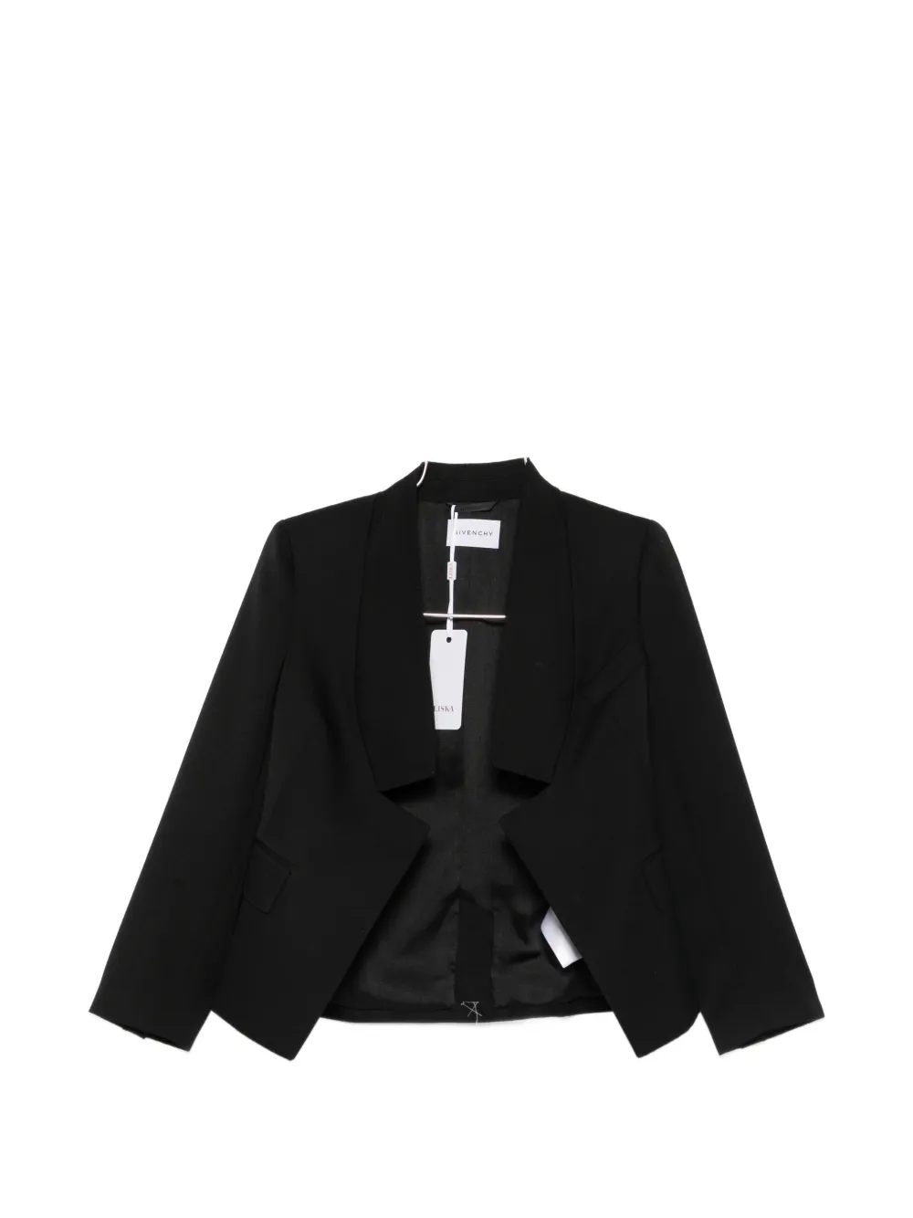 Givenchy cut-out lapel blazer - Schwarz