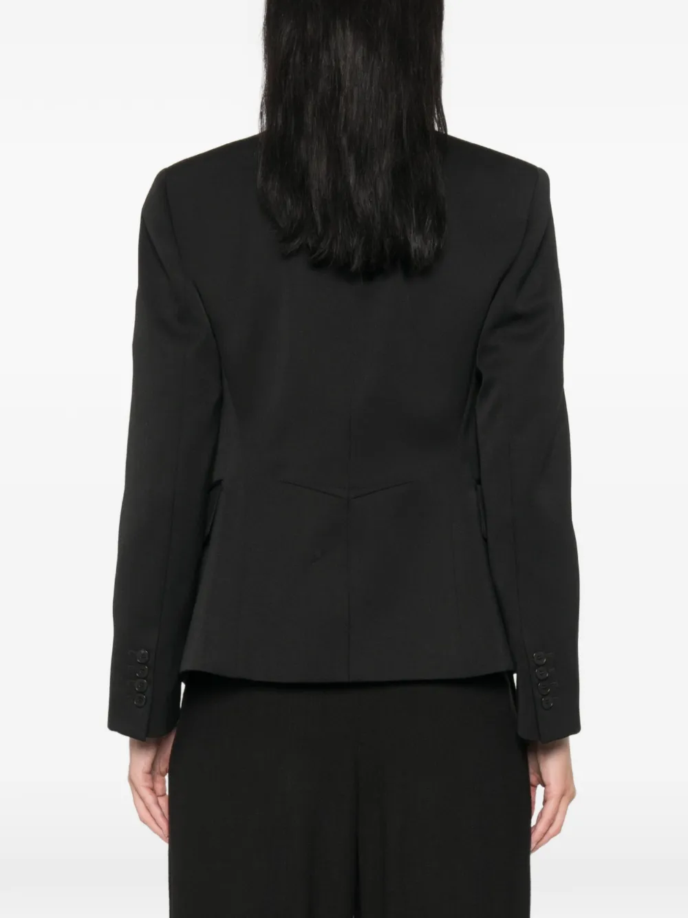 Givenchy Cut-out Lapel Blazer in Black, view 4