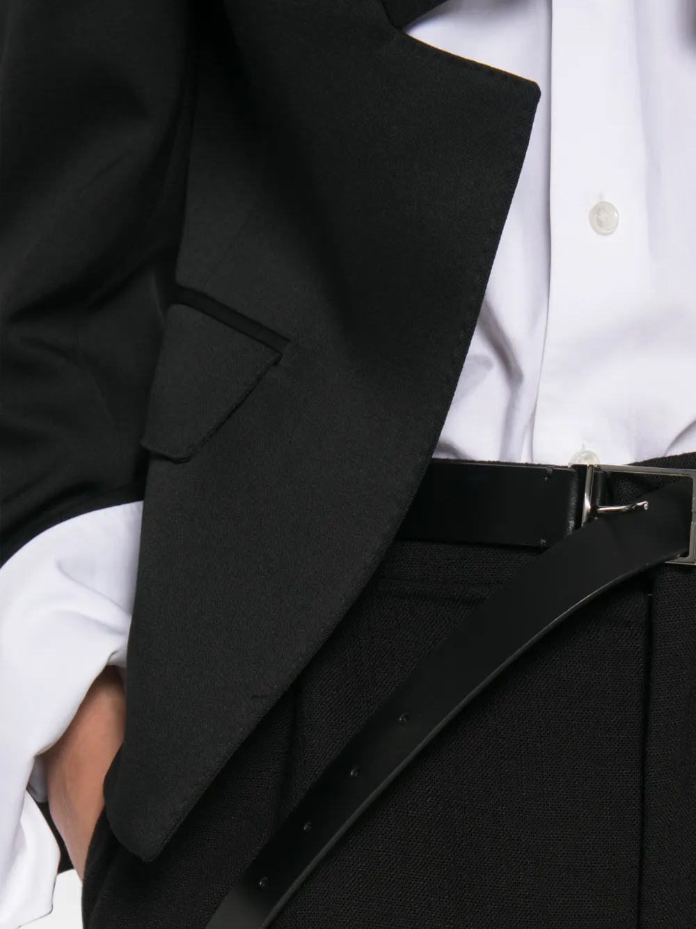 Givenchy Cut-out Lapel Blazer in Black, view 5