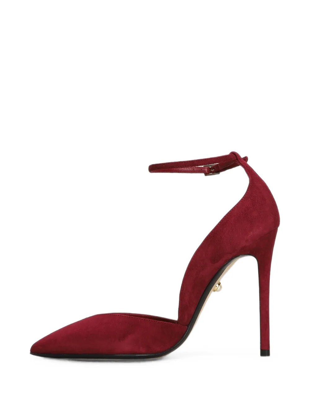 Alevì Camilla pointed-toe ankle-strap pumps Rood