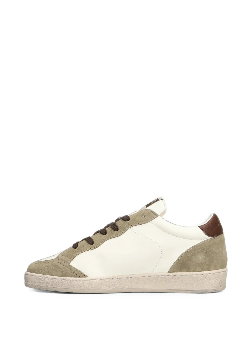 Ama Brand Sneakers met vlakken en ster-patch Wit