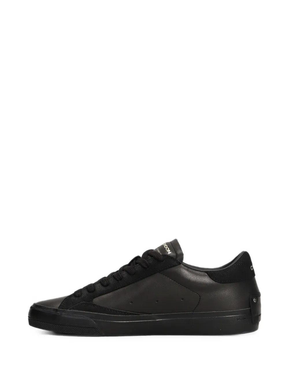 Crime London Distressed 2.0 logo-print panelled sneakers Zwart