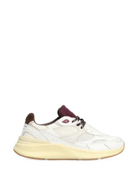 D.A.T.E. Musa HF mesh-panelled leather sneakers