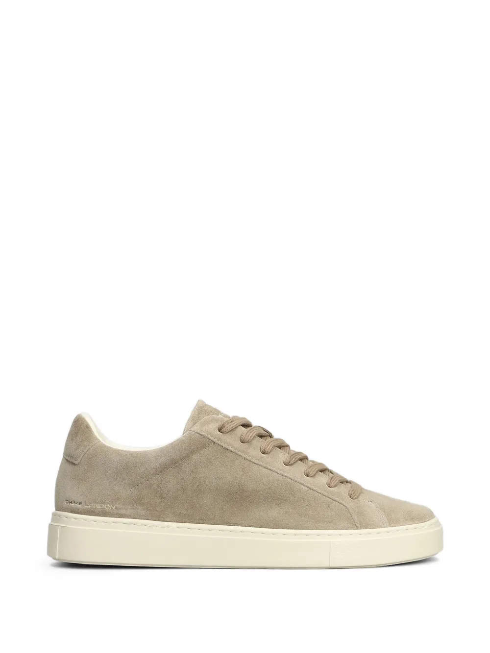 Crime London suede low-top sneakers Beige