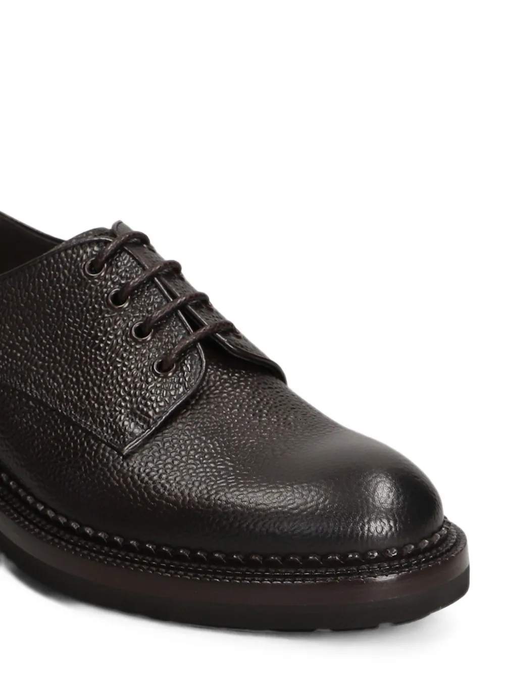 Green George grainy derby shoes Bruin