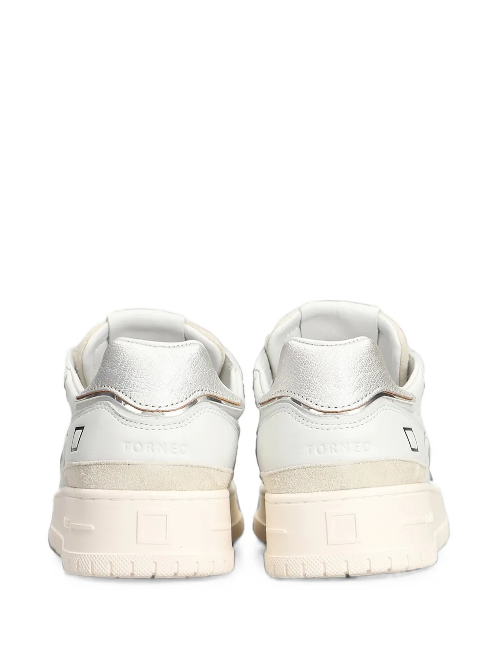 D.A.T.E. Torneo Pure panelled sneakers Wit