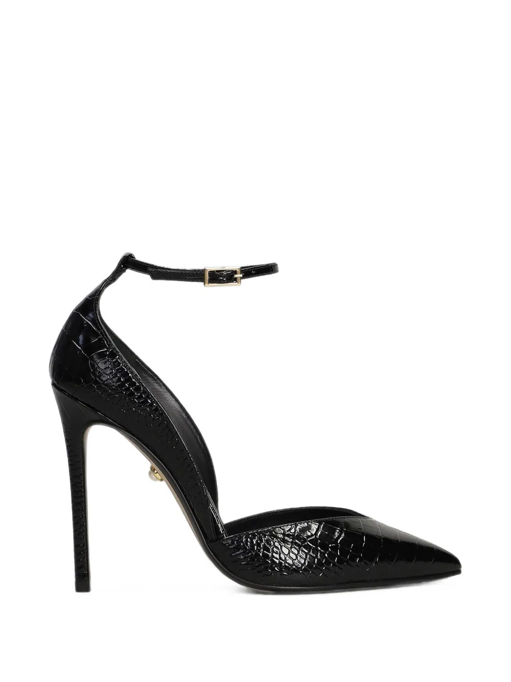 Alevì Camilla croc-effect ankle-strap pumps