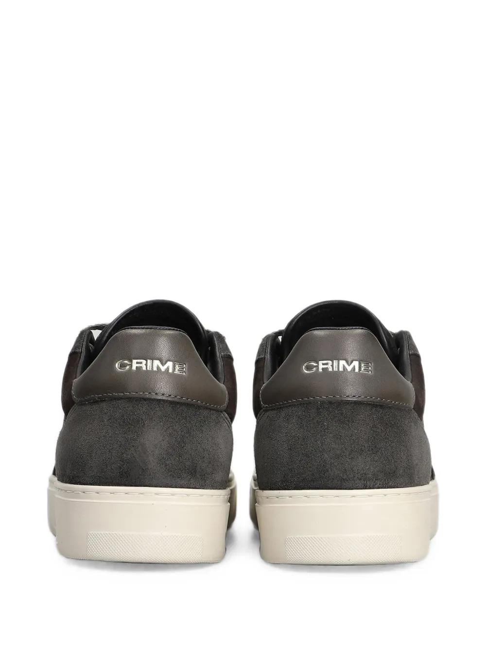 Crime London Eclipse cracked-effect leather sneakers Bruin