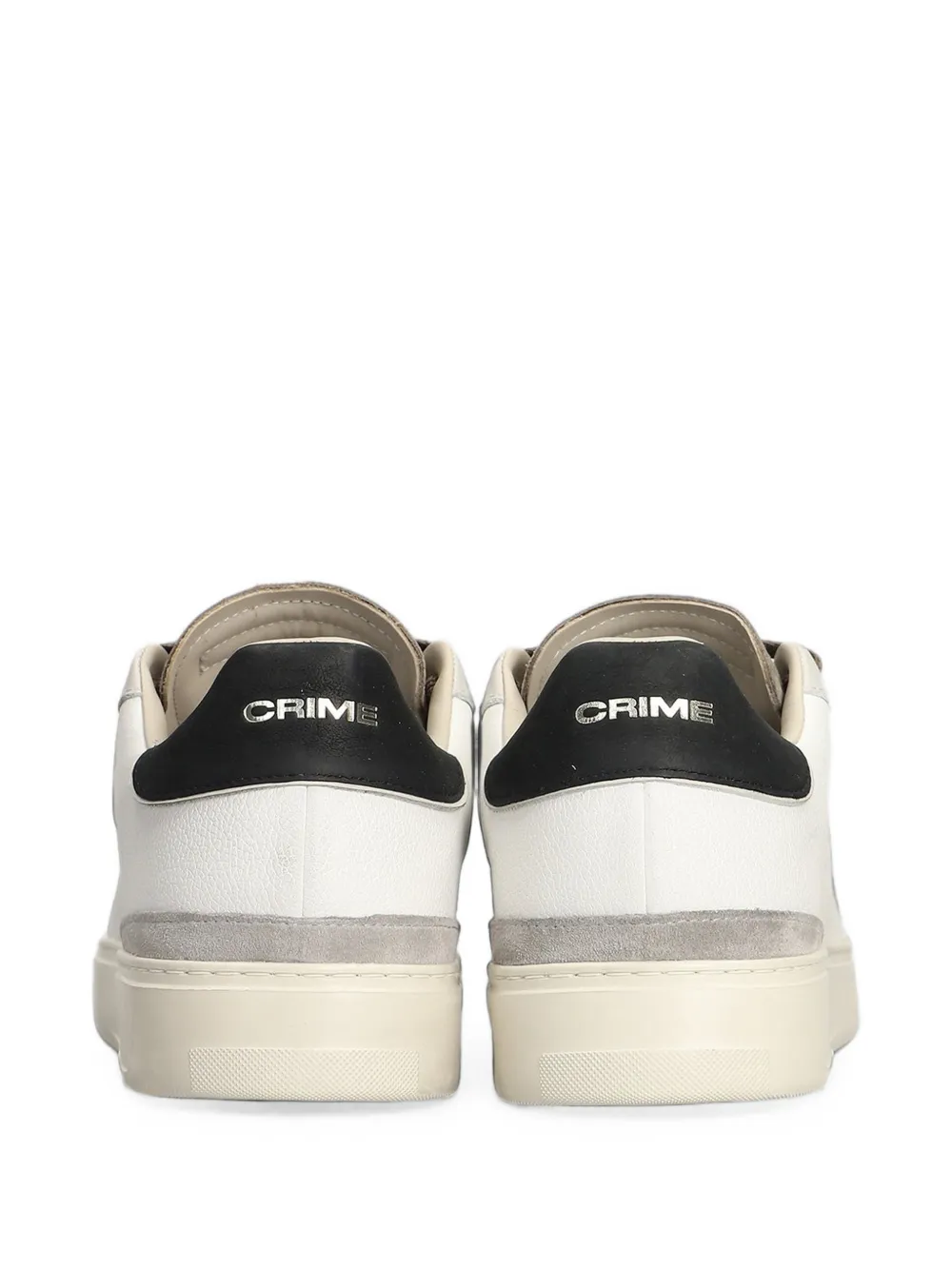 Crime London Blade logo-print panelled sneakers Wit
