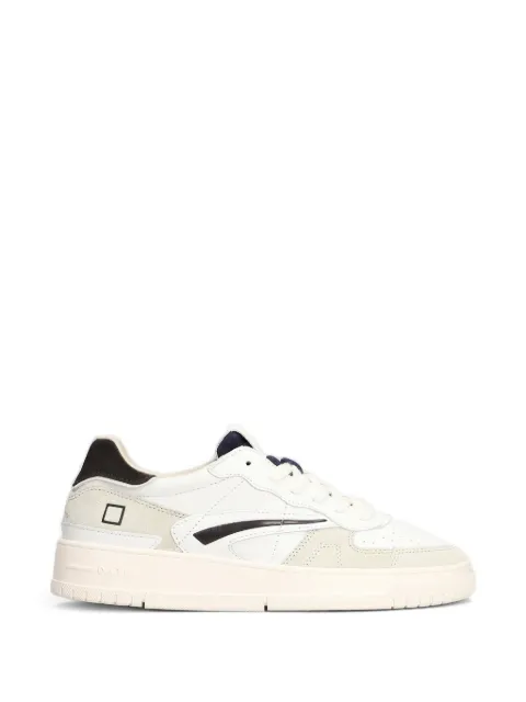 D.A.T.E. Torneo Pure panelled leather sneakers