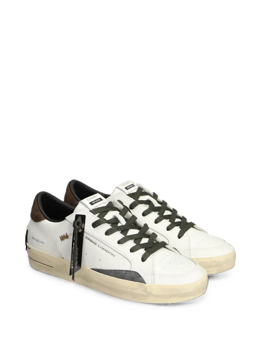 Crime London Sk8 Deluxe sneakers Wit