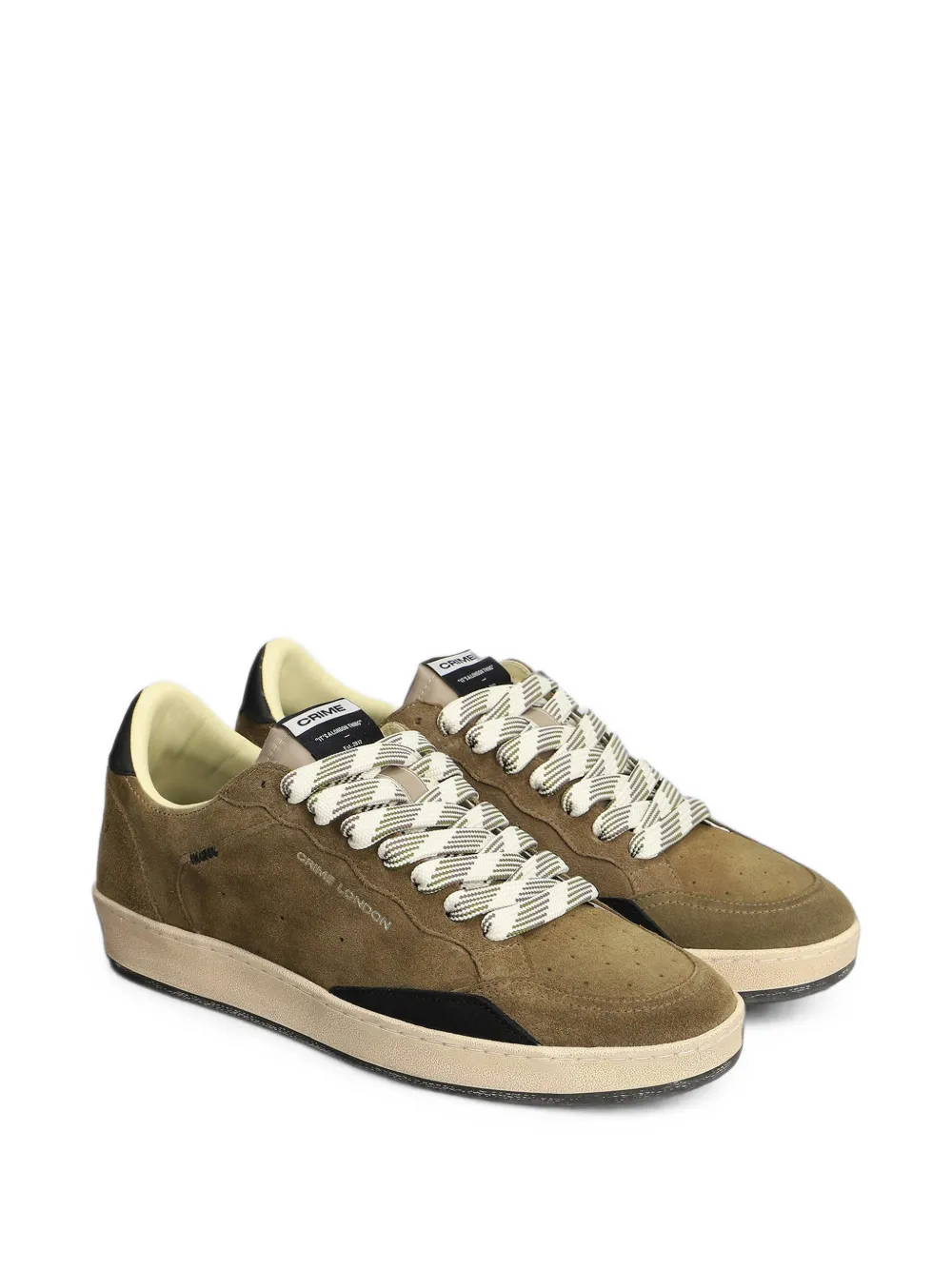 Crime London Chelsea lace-up sneakers Bruin