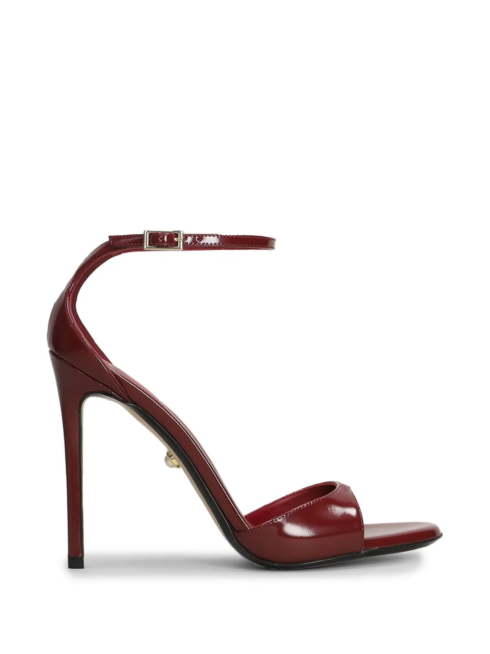 Alevì patent-finish ankle-strap sandals