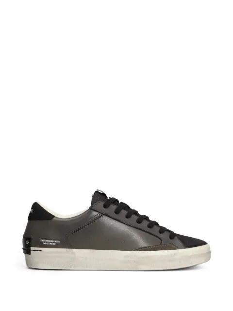 Crime London distressed-effect panelled sneakers