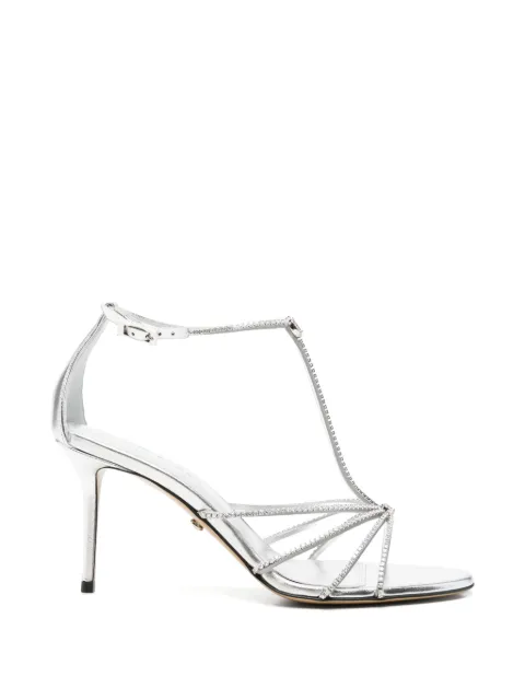 MACH & MACH crystal-embellished T-bar sandals