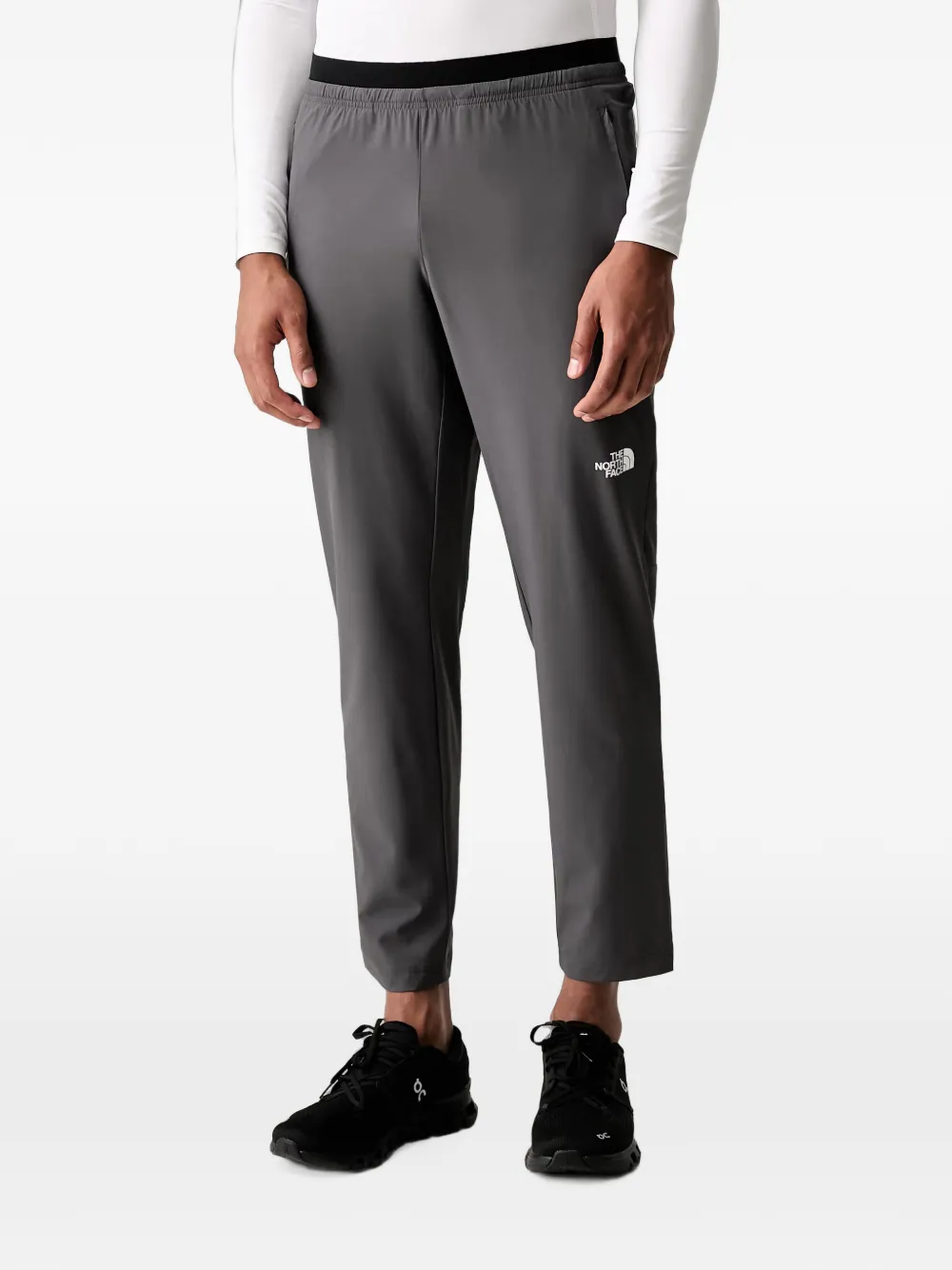 The North Face logo-print track pants - Grigio