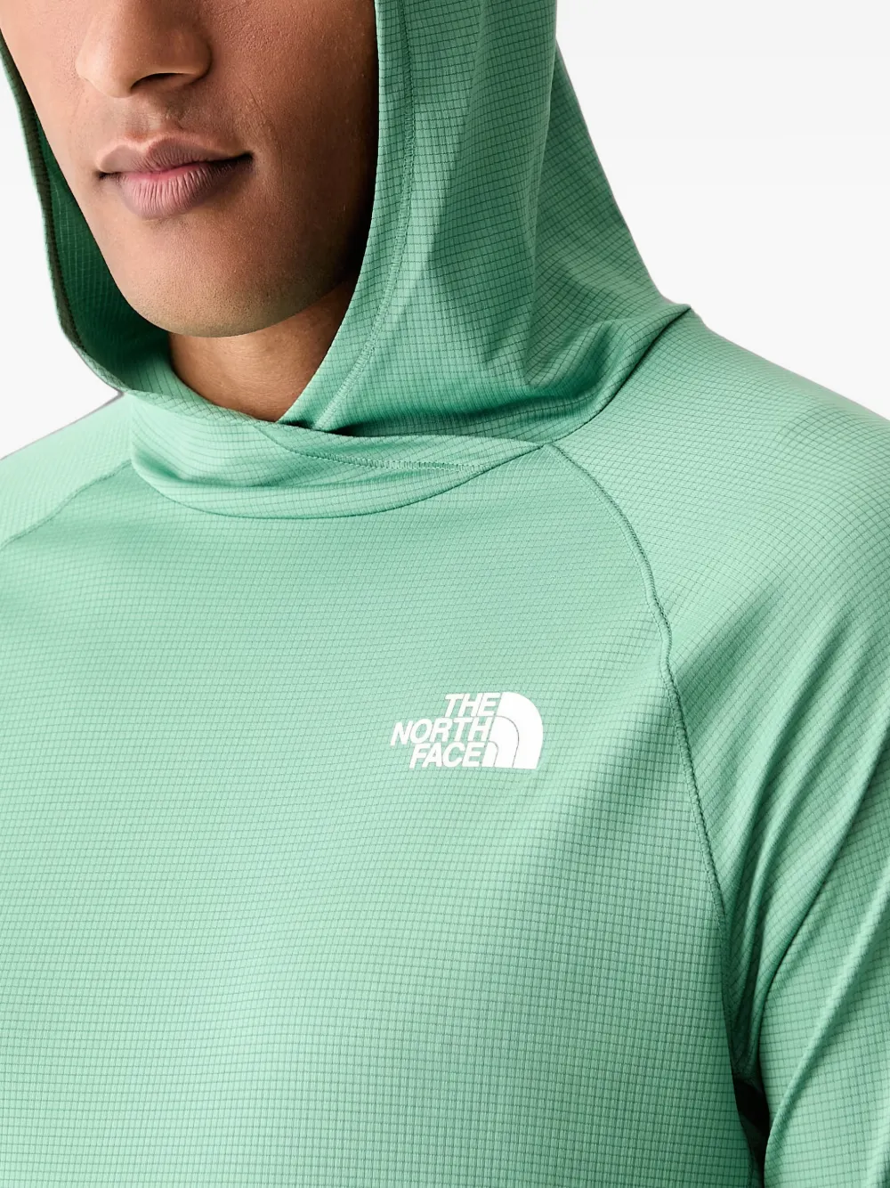 The North Face Sunriser hoodie met raglan mouwen en patroon Groen