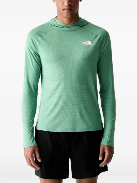 The North Face Sunriser grid-pattern raglan-sleeve hoodie