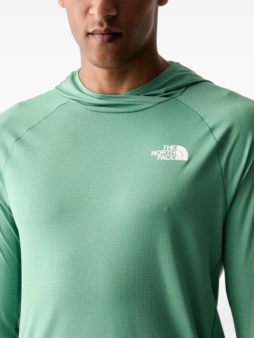 The North Face Sunriser hoodie met raglan mouwen en patroon Groen
