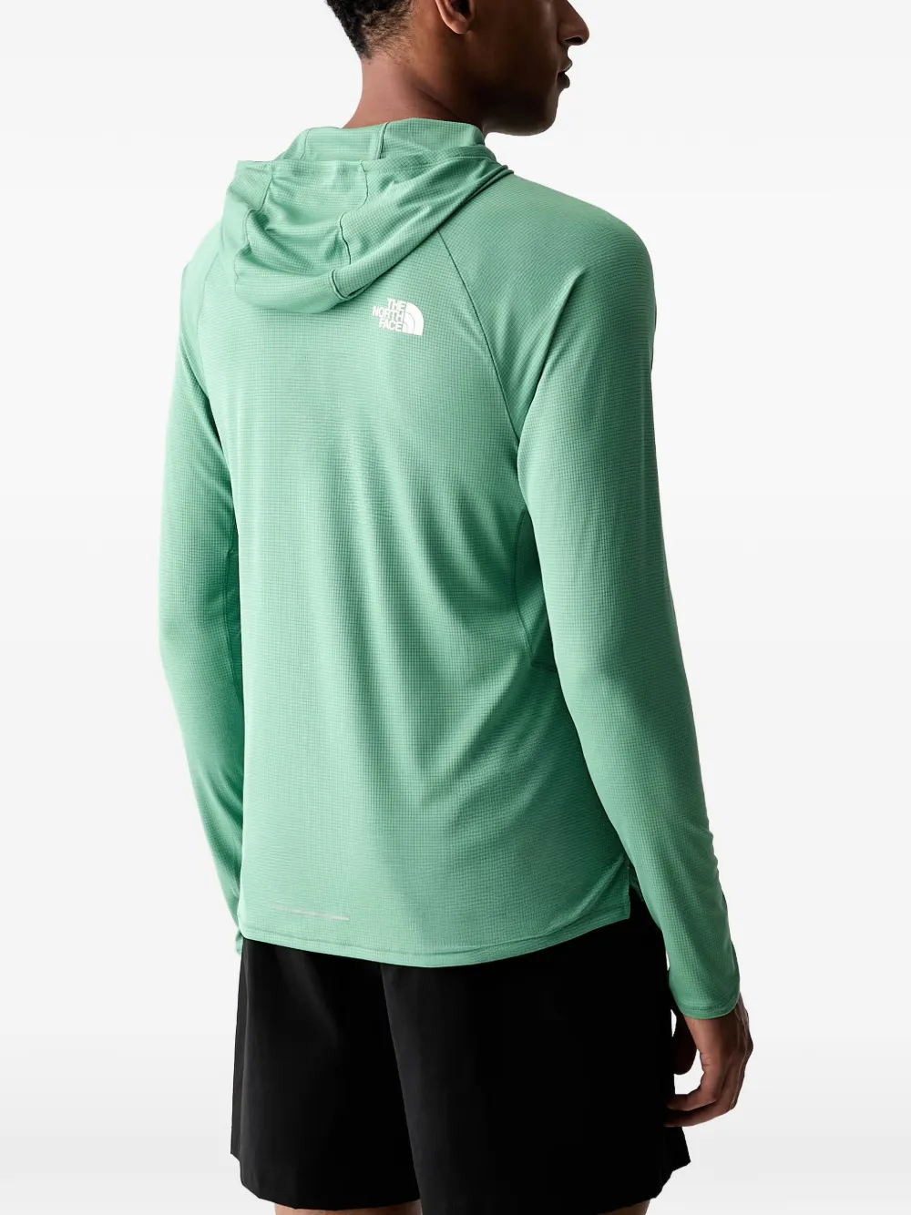 The North Face Sunriser hoodie met raglan mouwen en patroon Groen