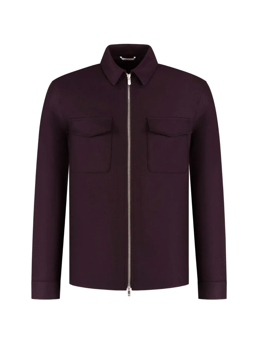 Marco Pescarolo zip-up flap-pocket shirt jacket - Rot
