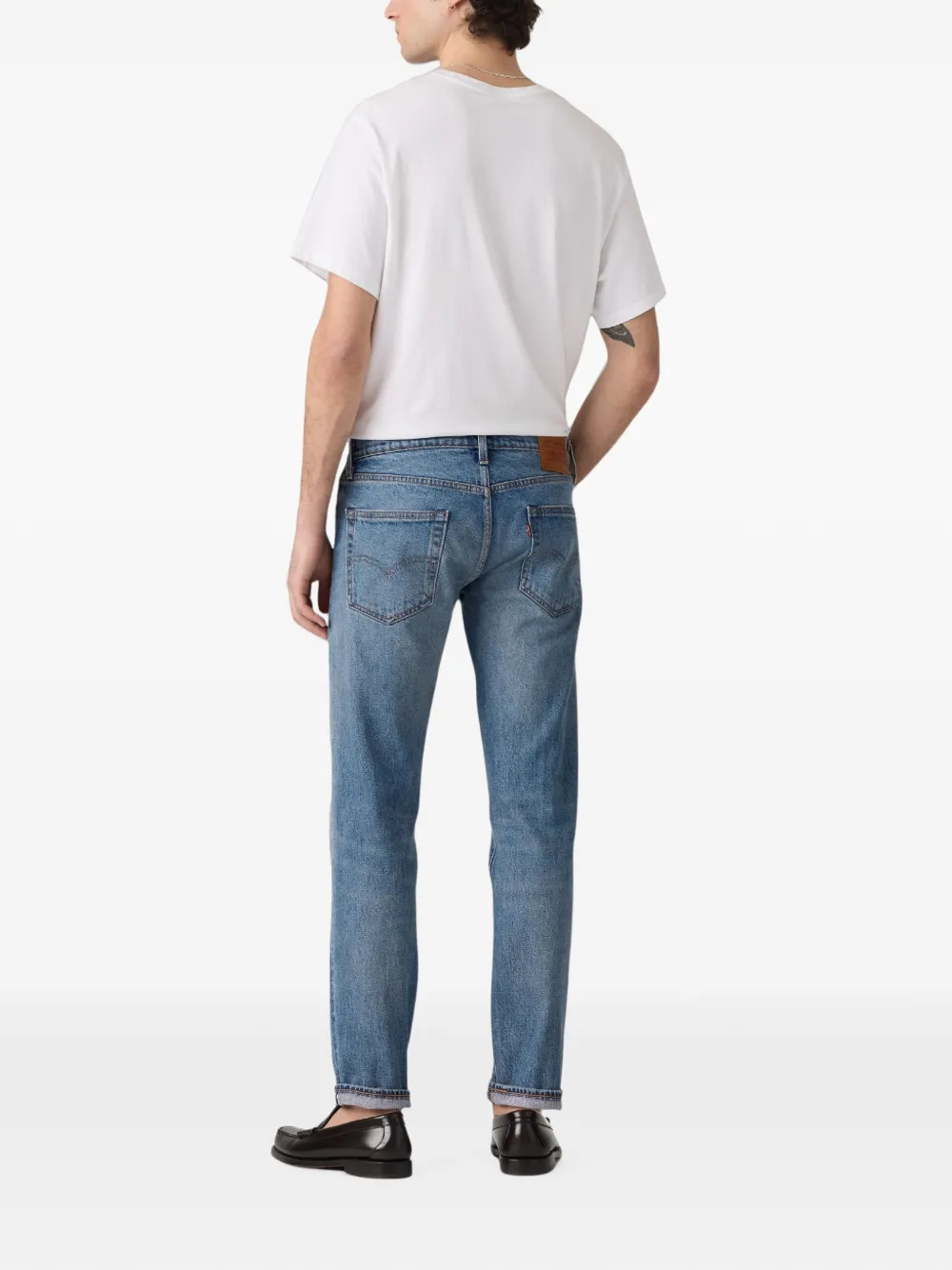 Levi's Taper jeans met vervaagd effect Blauw