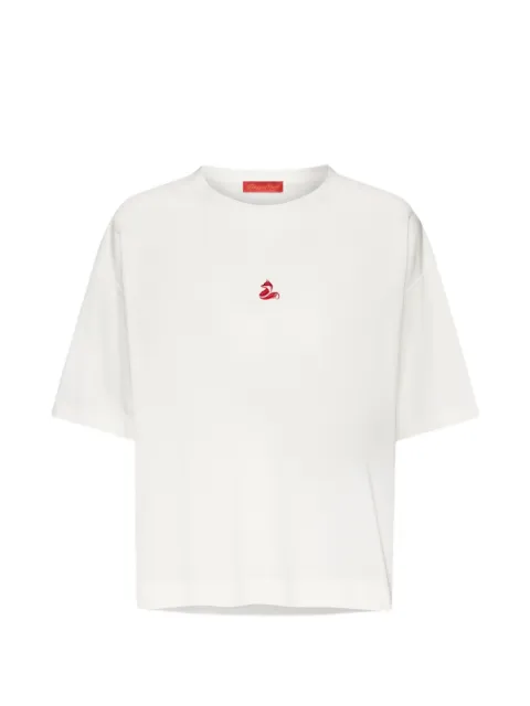 ELENA MIRÒ embroidered logo-patch T-shirt