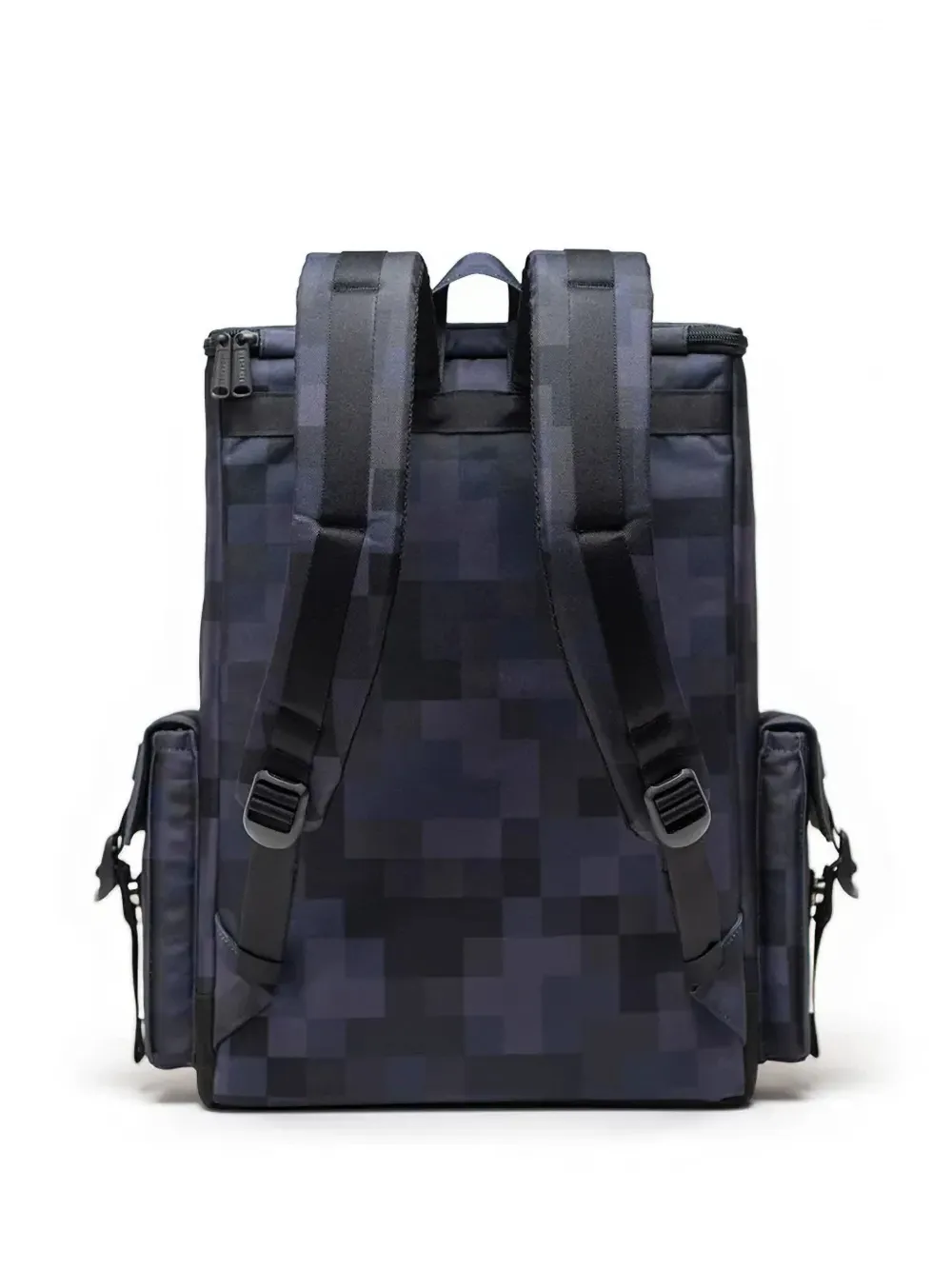 Herschel Supply Co. x Minecraft Little America™ Cube rugzak met gespsluiting en pixelprint Zwart