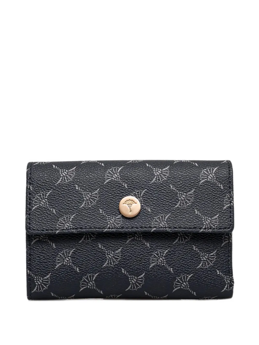 Joop! logo-print trifold wallet - Blau
