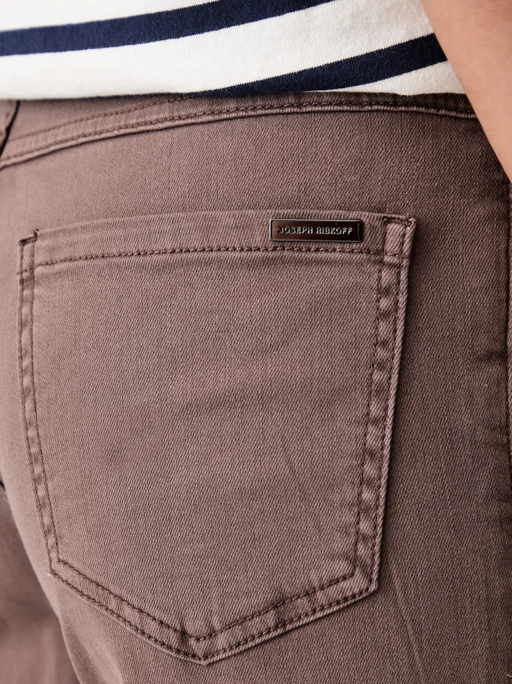 Joseph Ribkoff Goldie jeans met wijde pijpen Bruin