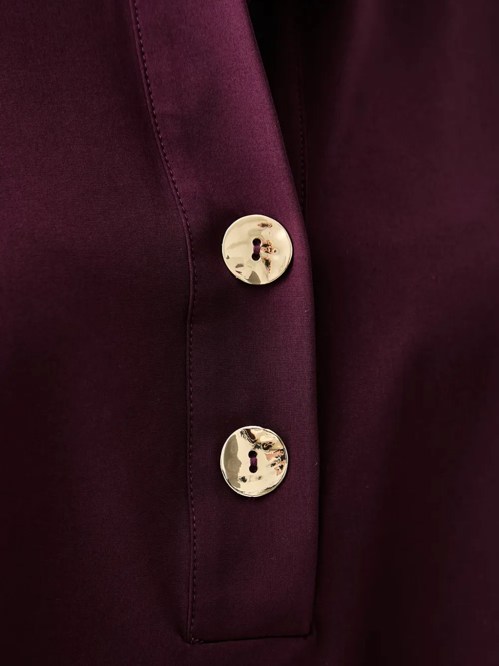 Joseph Ribkoff Blouse met lange mouwen en knopen aan de achterkant Paars