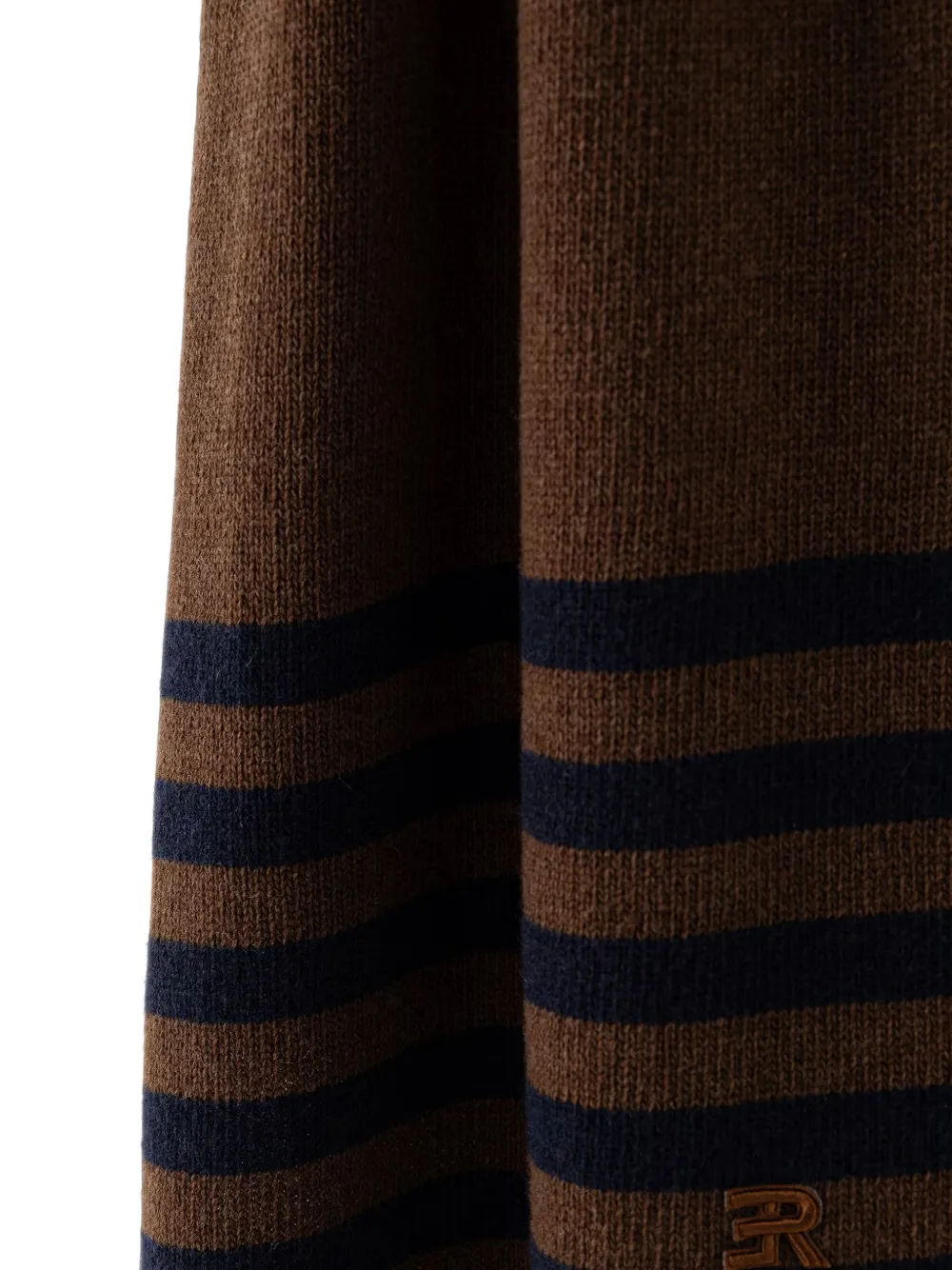 ERMANNO FIRENZE Sjaal met geborduurd logo Bruin