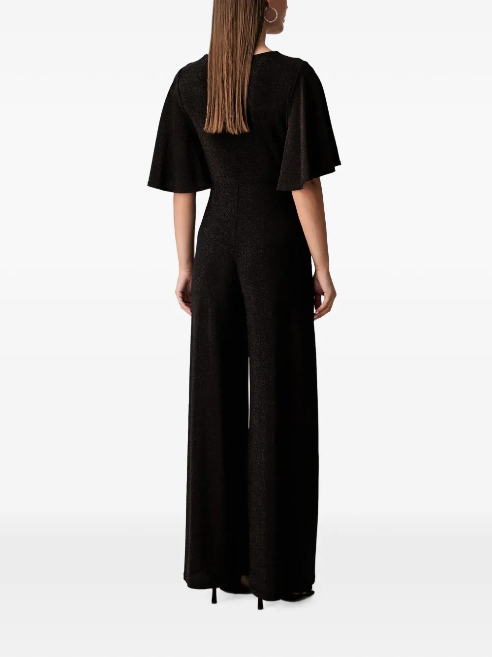 Joseph Ribkoff Verfraaide jumpsuit in wikkelstijl Bruin