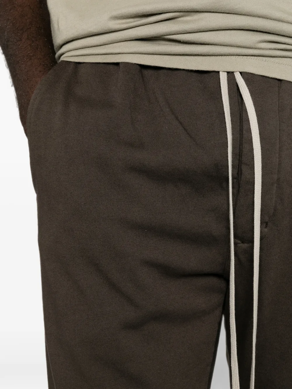 Rick Owens DRKSHDW Trainingsbroek met trekkoord Bruin
