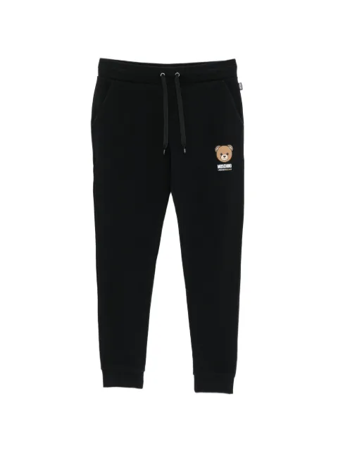 Moschino pantalones de chándal con estampado Teddy Bear y cordones
