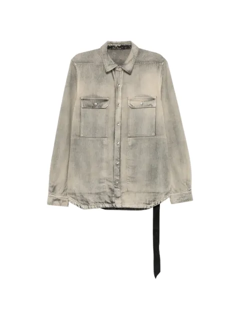 Rick Owens DRKSHDW long-sleeve buttoned overshirt