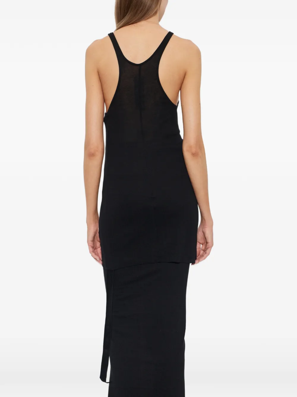Rick Owens DRKSHDW Katoenen top met racerback Zwart