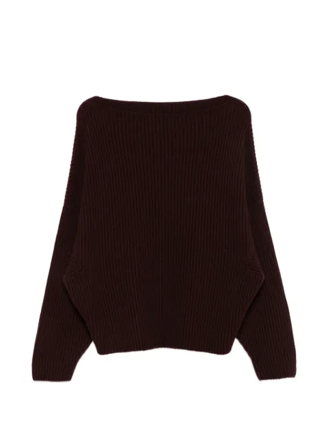 Dusan ribbed-knit boat-neck sweater