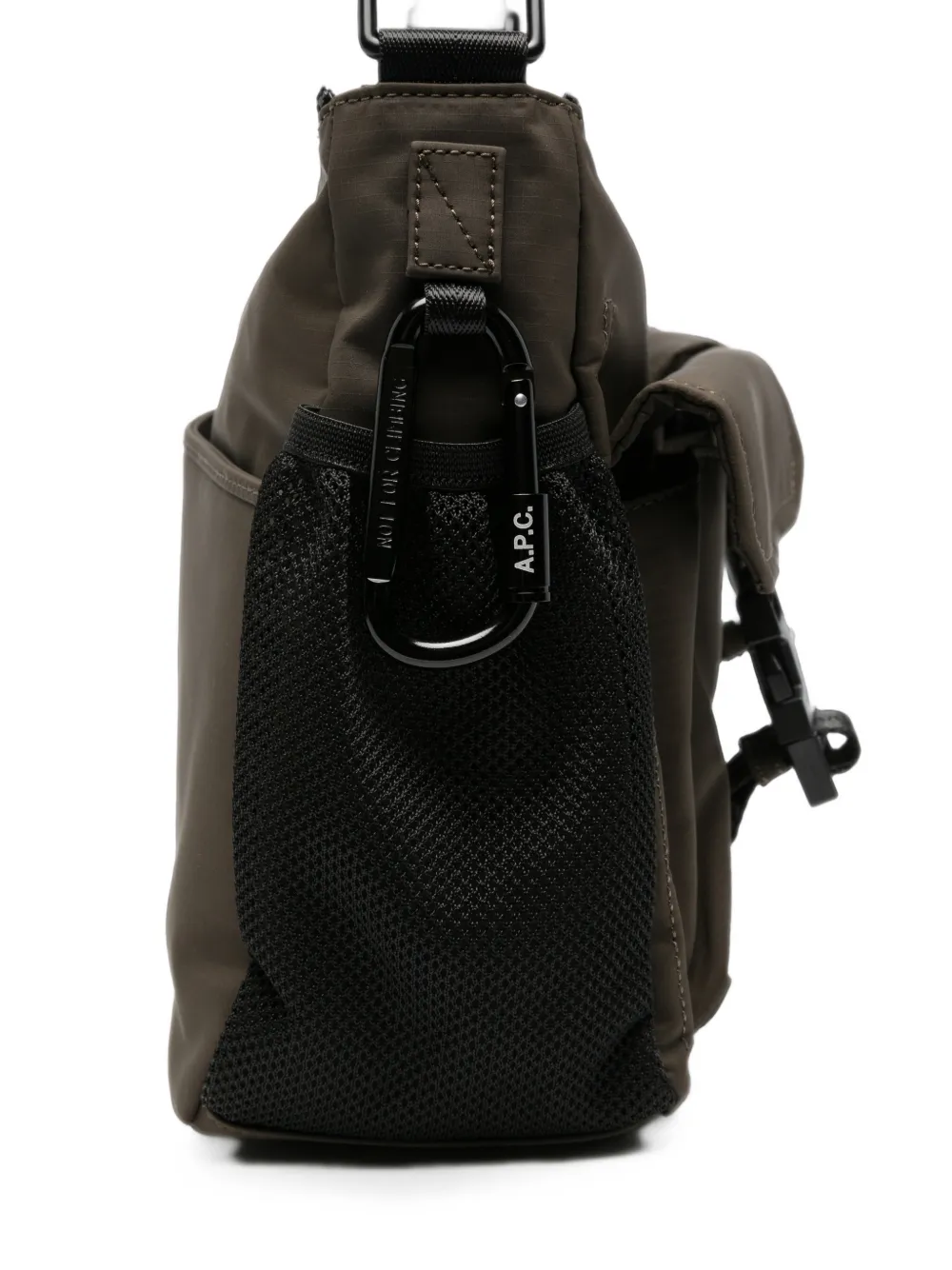 A.P.C. Schoudertas met gesp Bruin