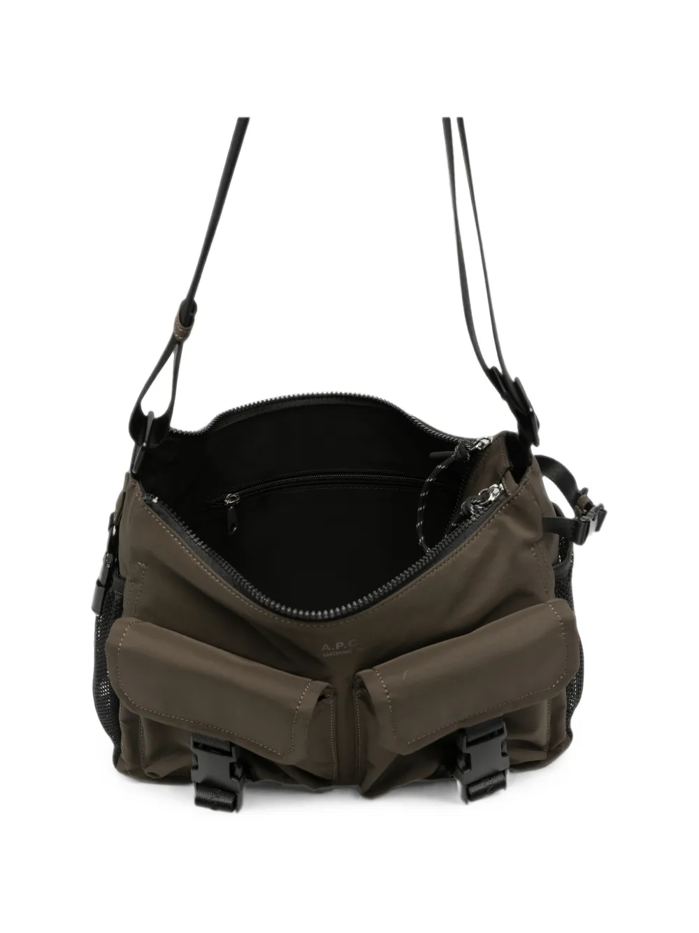A.P.C. Schoudertas met gesp Bruin