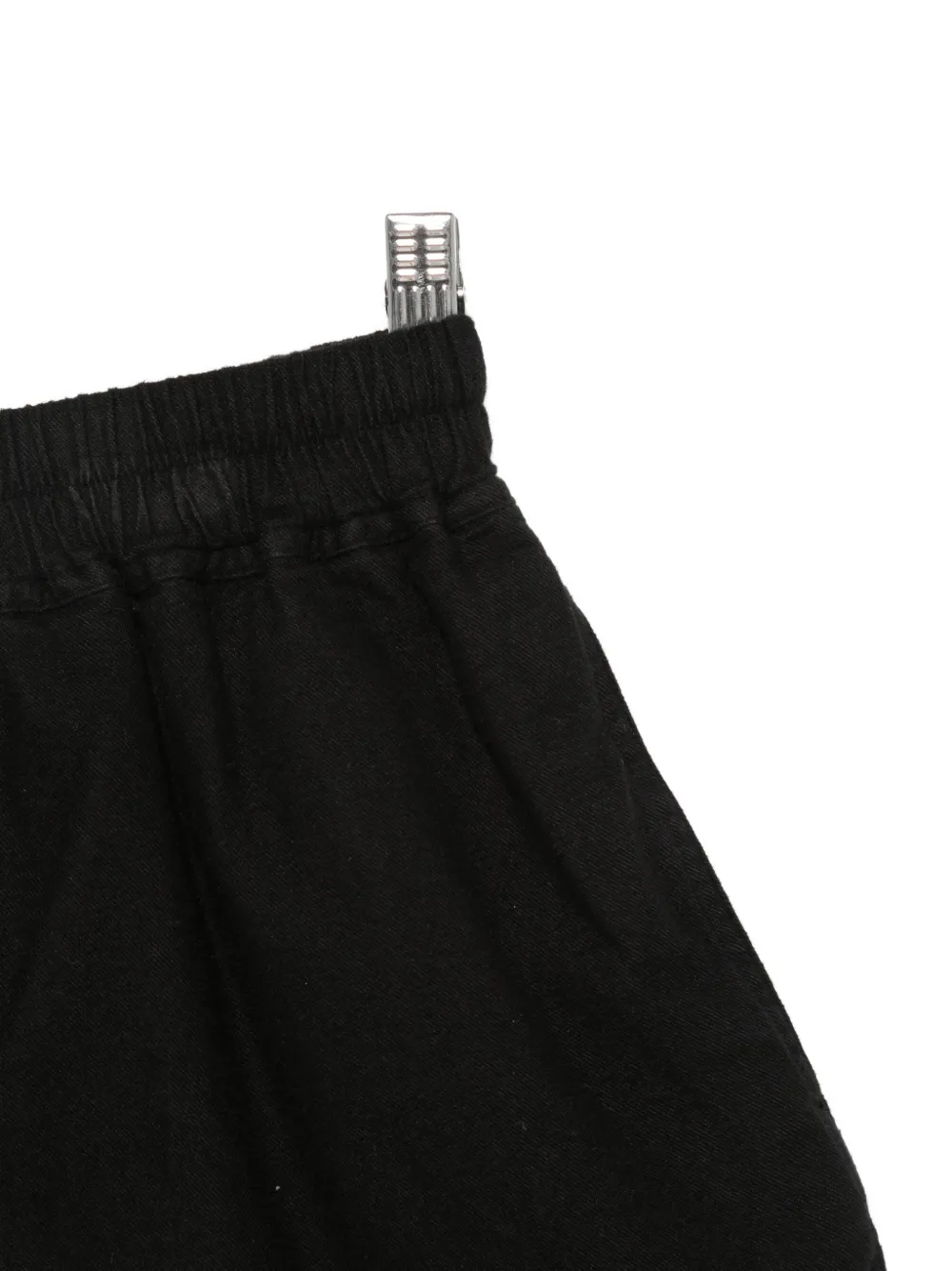 Rick Owens DRKSHDW Shorts met trekkoord en gelaagde afwerking Zwart